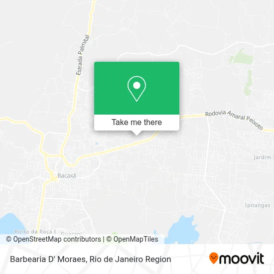 Barbearia D' Moraes map