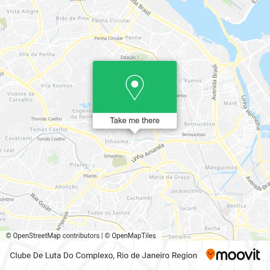 Clube De Luta Do Complexo map