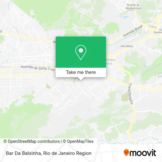 Bar Da Baixinha map