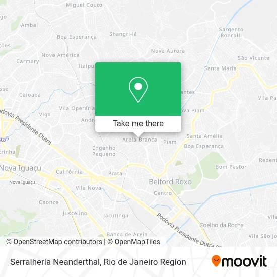Serralheria Neanderthal map