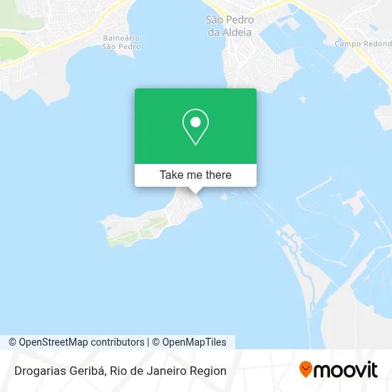 Drogarias Geribá map