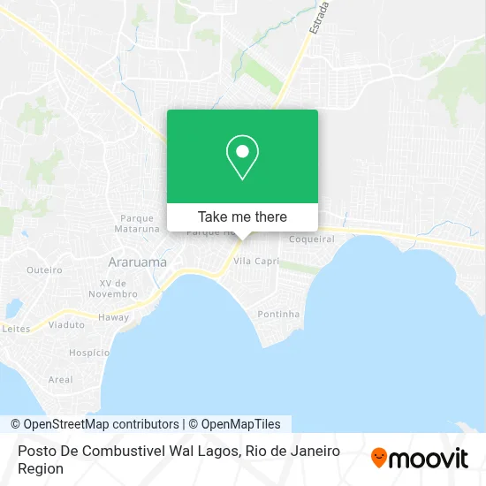 Posto De Combustivel Wal Lagos map