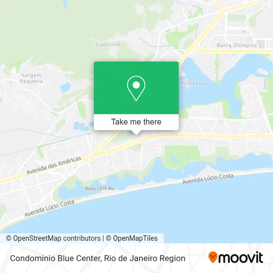 Condominio Blue Center map