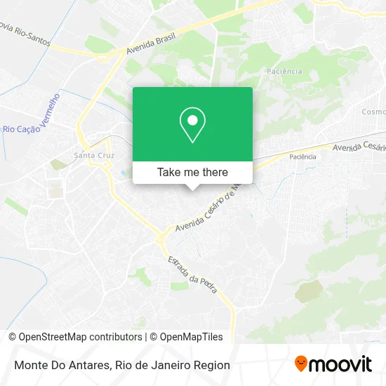 Monte Do Antares map