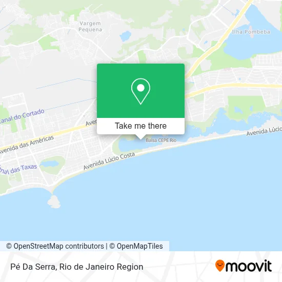 Pé Da Serra map