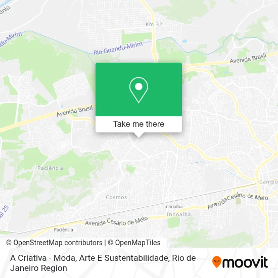 A Criativa - Moda, Arte E Sustentabilidade map