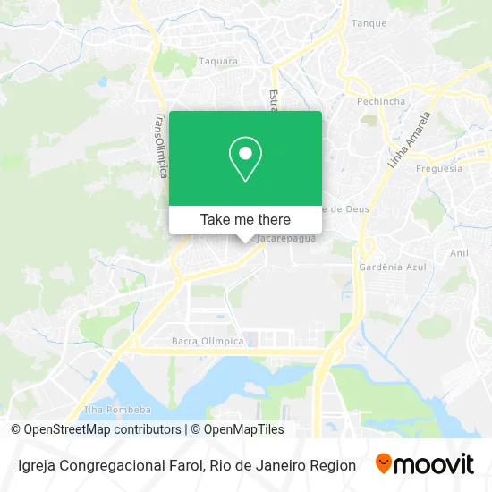 Igreja Congregacional Farol map