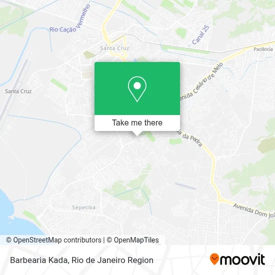 Barbearia Kada map