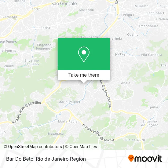 Bar Do Beto map