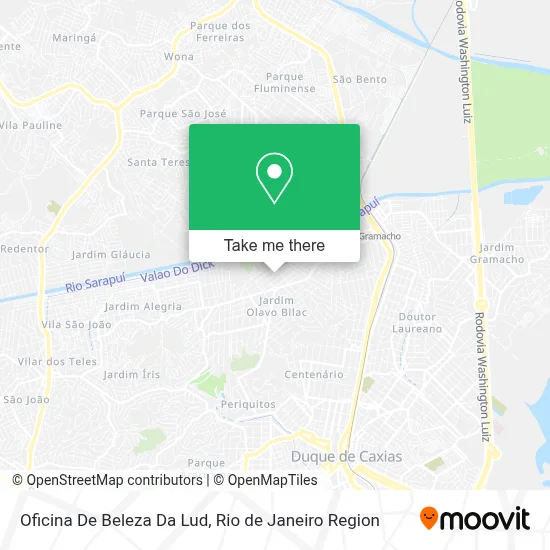 Oficina De Beleza Da Lud map