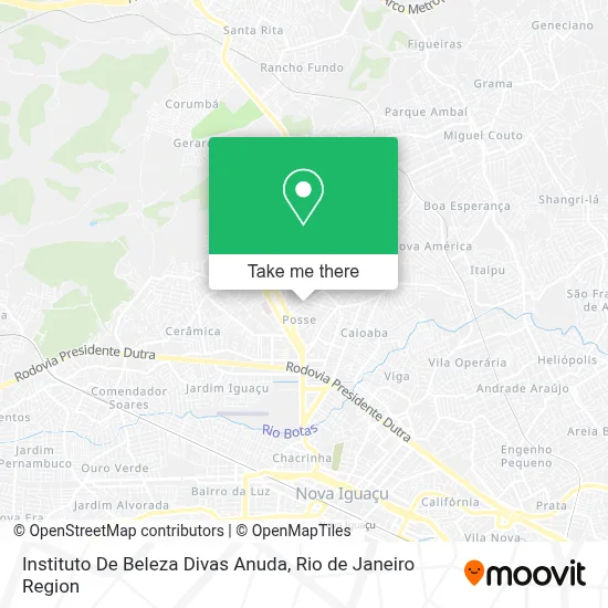 Instituto De Beleza Divas Anuda map