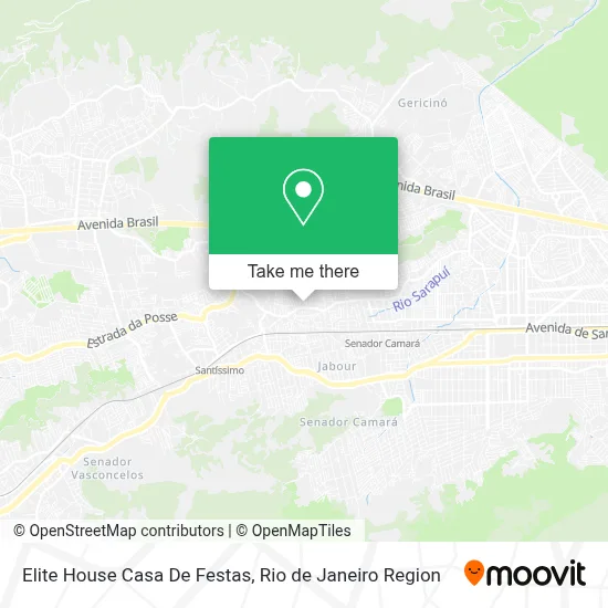 Elite House Casa De Festas map