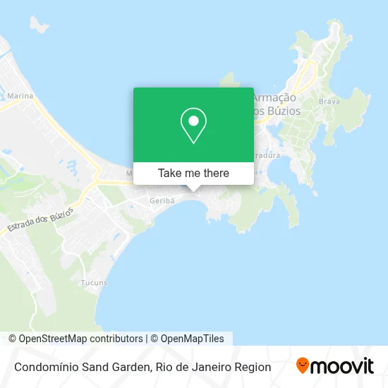 Condomínio Sand Garden map