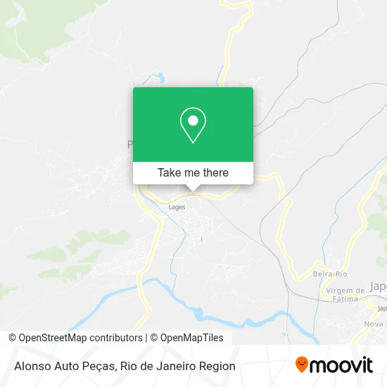 Alonso Auto Peças map