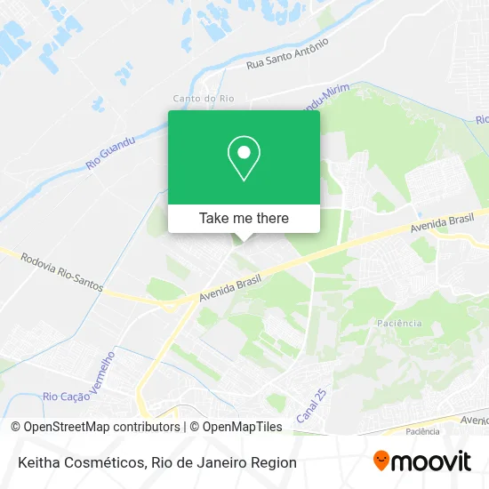 Keitha Cosméticos map