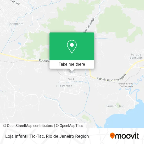 Loja Infantil Tic-Tac map