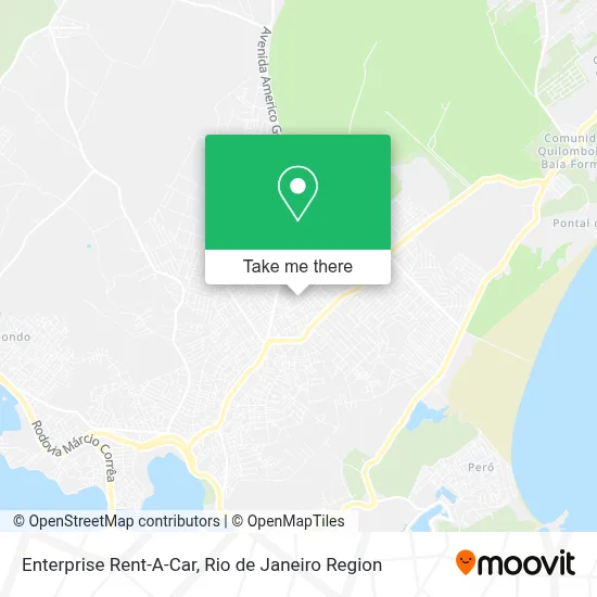 Enterprise Rent-A-Car map