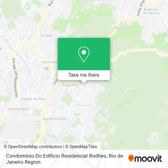 Condominio Do Edificio Residencial Rodhes map