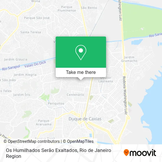 Os Humilhados Serão Exaltados map