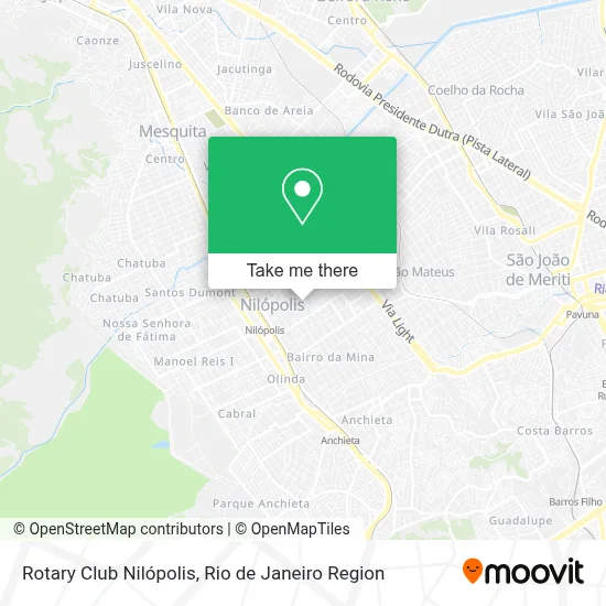 Rotary Club Nilópolis map