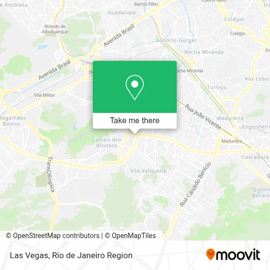 Las Vegas map