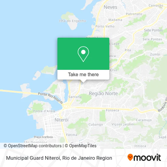Municipal Guard Niteroi map