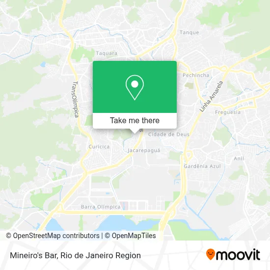 Mineiro's Bar map