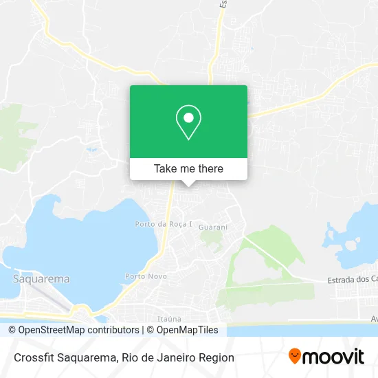Crossfit Saquarema map