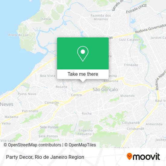 Party Decor map