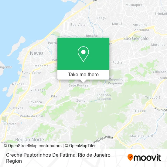 Creche Pastorinhos De Fatima map