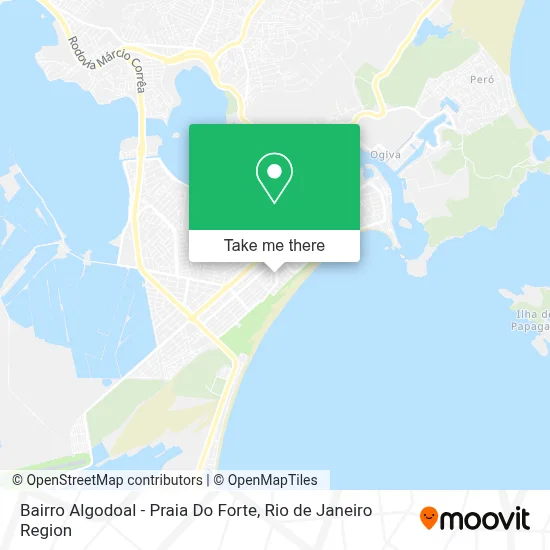 Bairro Algodoal - Praia Do Forte map