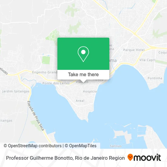 Professor Guilherme Bonotto map