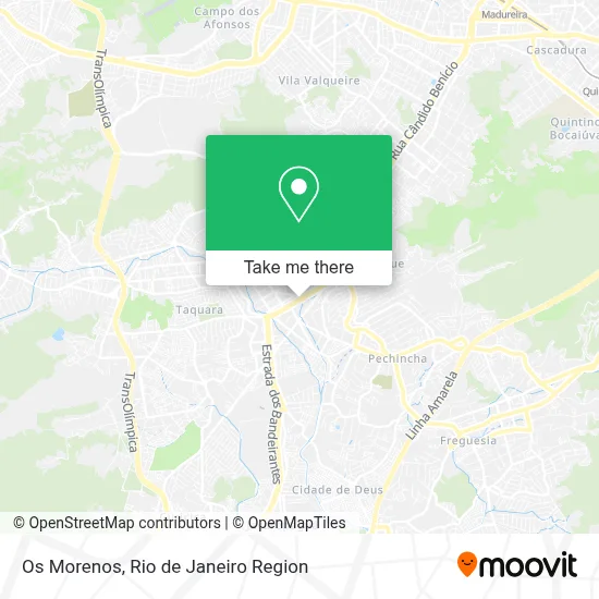 Os Morenos map