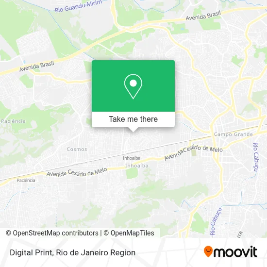 Digital Print map