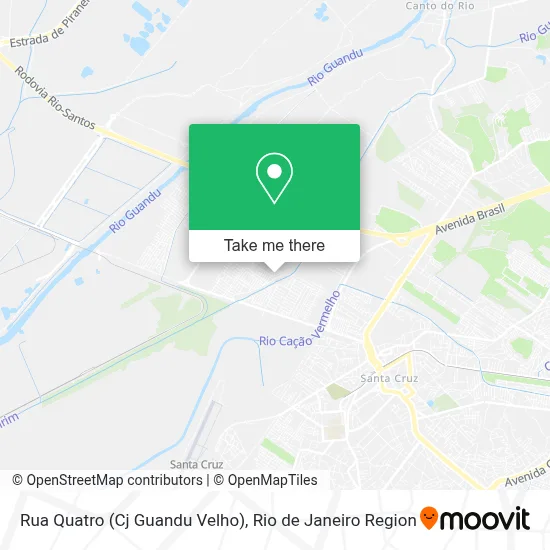 Rua Quatro (Cj Guandu Velho) map