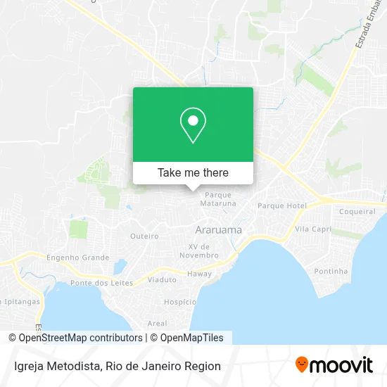 Igreja Metodista map