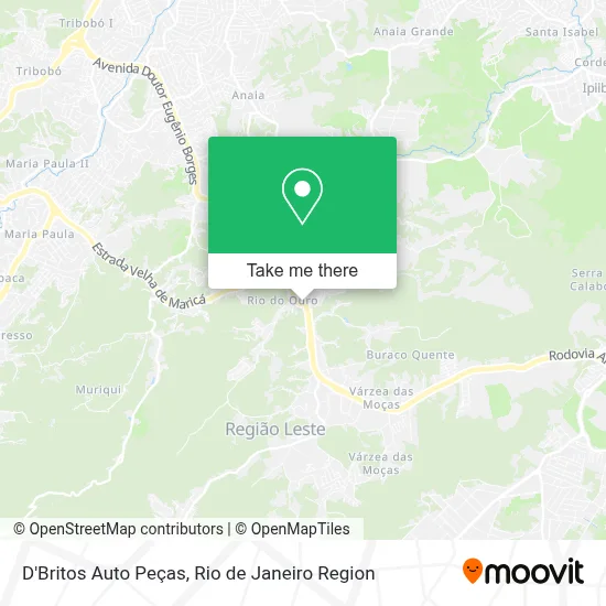 D'Britos Auto Peças map