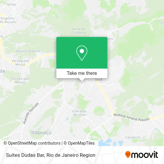 Suítes Dudas Bar map