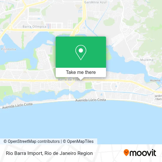 Rio Barra Import map