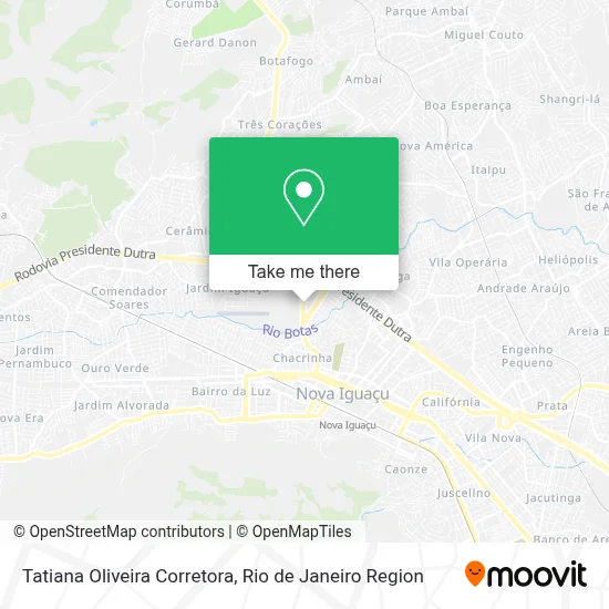Tatiana Oliveira Corretora map