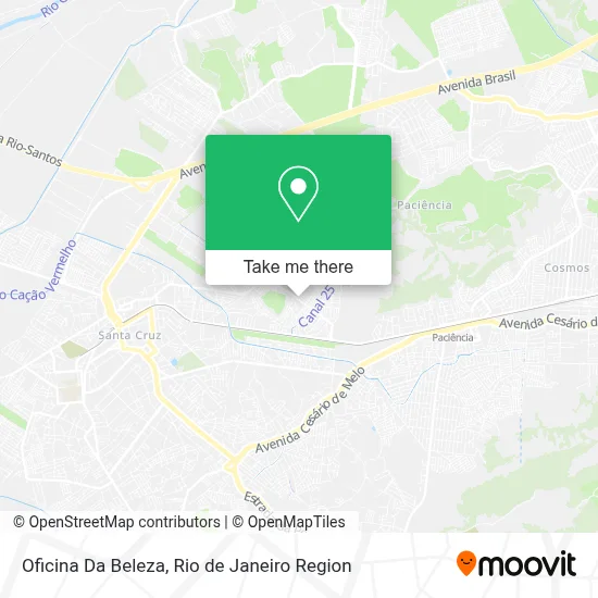 Oficina Da Beleza map
