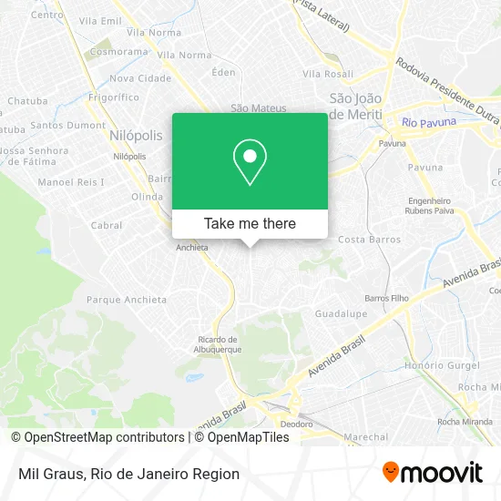 Mil Graus map