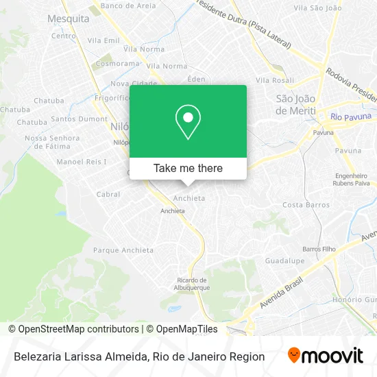 Belezaria Larissa Almeida map