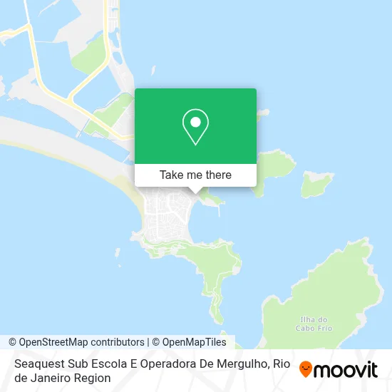 Seaquest Sub Escola E Operadora De Mergulho map