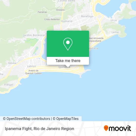 Ipanema Fight map