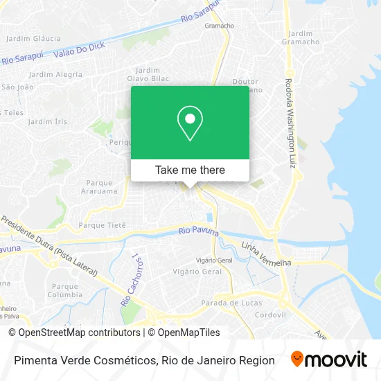 Pimenta Verde Cosméticos map