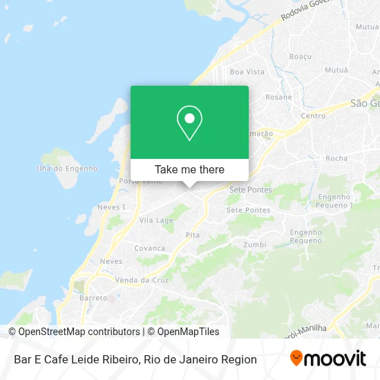 Bar E Cafe Leide Ribeiro map