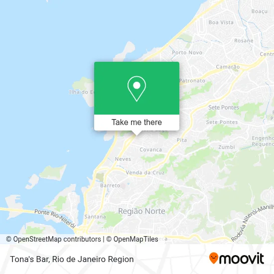Tona's Bar map