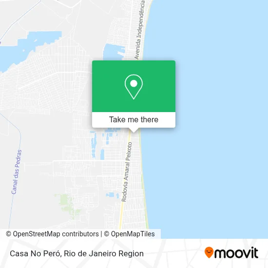 Casa No Peró map
