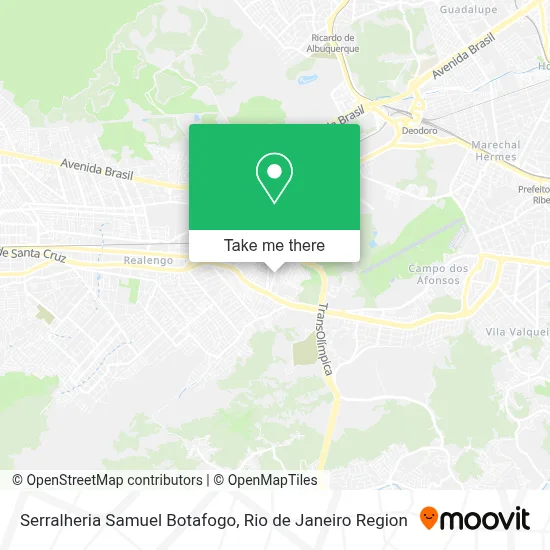Serralheria Samuel Botafogo map